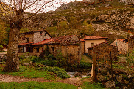 Rural landscapes in the interior of Asturiasの写真素材