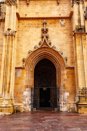 Metropolitan Cathedral of El Salvador de Oviedo - Asturiasの写真素材