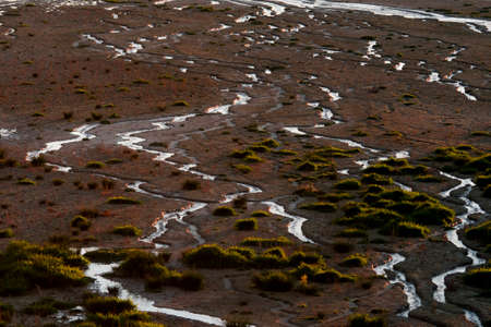 The Negratin reservoir, on the course of the Guadiana Menor river.の写真素材