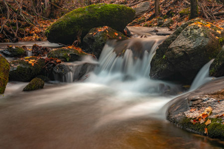Natural river of water that flows permanently.