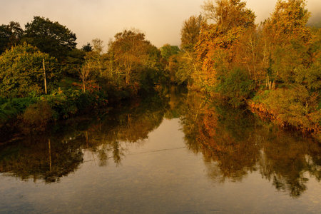 Course of the Rio Nora in Asturias.