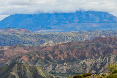 Crests and cliffs of the Badlands of Gorafe - Granada.の写真素材