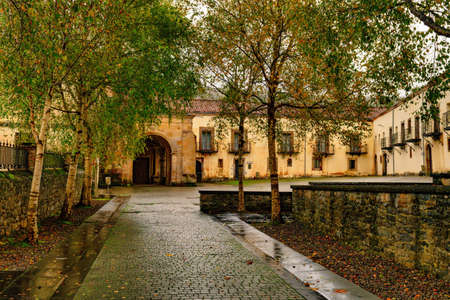 Romanesque church of San Salvadorの写真素材