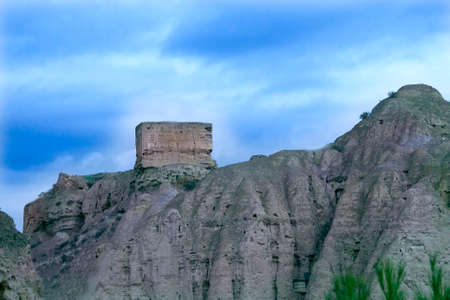 Bacor Oliva Castle in Guadix, Granada.の写真素材
