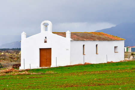 Hermitage of Aljibe quebrao in Guadix, Granada.の写真素材