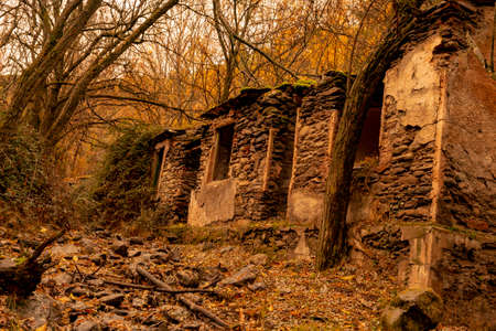 Alcazar River through Jerez del Marquesado, Granada.の写真素材