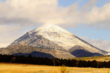 Panoramic of the Sierra de la Sagra de Huescar, Granada.の写真素材