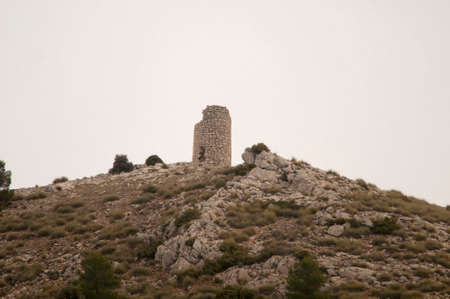 Umbria Tower in Orce, Granada.の写真素材