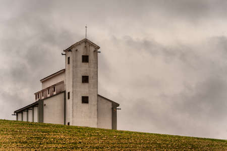 Cathedral of the Field or Cereal Silo of Pedro Martinez, Granada.の写真素材