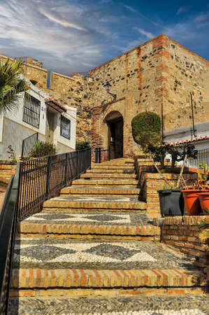 Historic Castle of Salobrena, Granadaの写真素材