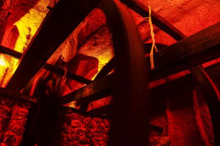 Roman mines of Rio tinto in Huelva.の写真素材