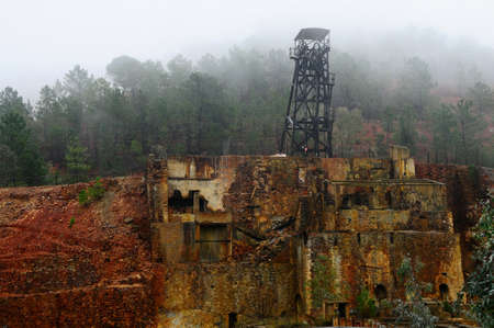 Riotinto Mines in Huelva, Andalucia.の写真素材