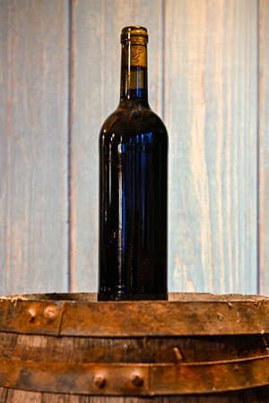 Service of different alcoholic beverages.の写真素材