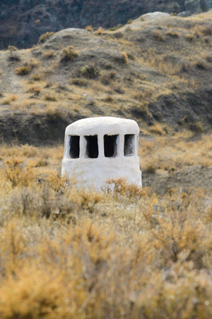 Chimneys of the Alpujarra Granadinaの写真素材