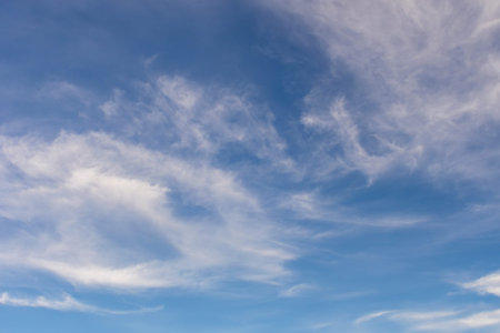 Blue sky background with white clouds