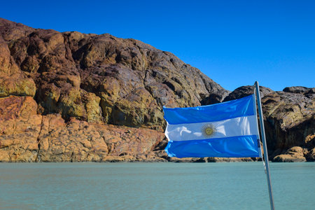 Lake Viedma.の写真素材