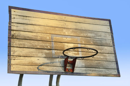 Old basket ball hook without net