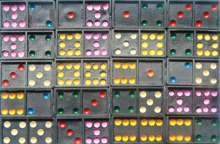 Dominoes background の写真素材