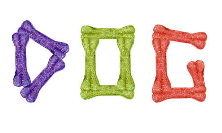 Dog Bone With Text の写真素材