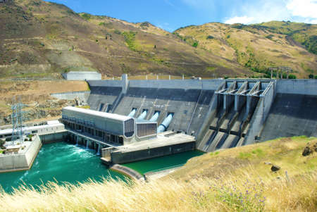 Dam ,Queenstown, NewZealand の写真素材