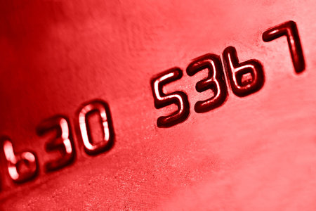 number on credit card, bcakground