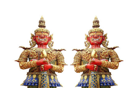 Two thai giant isolated の写真素材