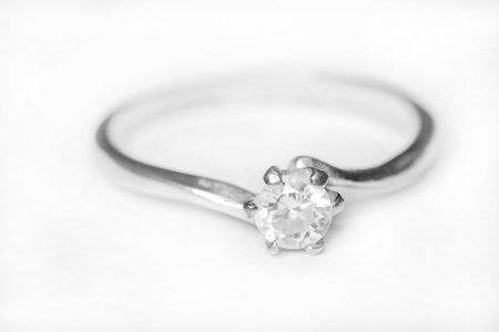 diamond ringの写真素材