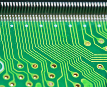 Texture, Green circuit board