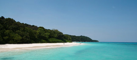 Tachai island, Similan island group, Phang nga, Thailandの写真素材