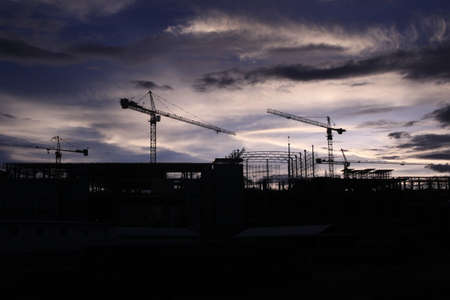 crane and constructionの写真素材
