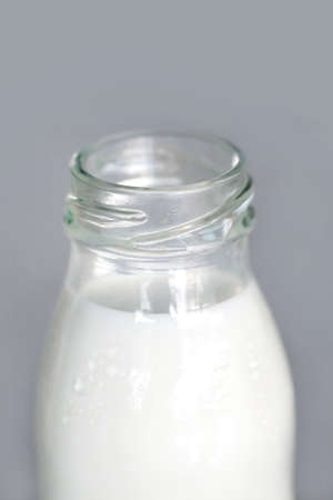 milk bottleの写真素材