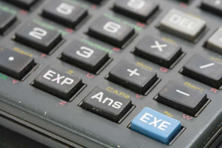 ANS, calculator button の写真素材