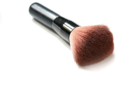make up brush isolated の写真素材