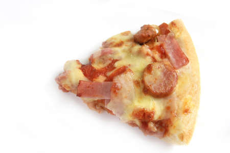 a piece of pizzaの写真素材