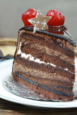 chocolate cake の写真素材