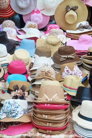 women sunhat の写真素材