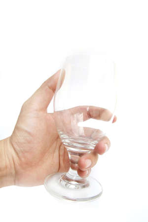 hand hold wine glass の写真素材