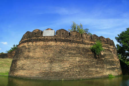 History fortress ,Chiang Mai, Thailand のeditorial素材