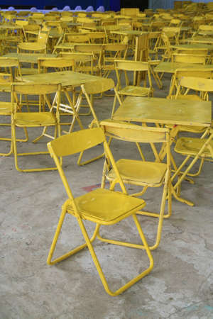 Yellow chair の写真素材