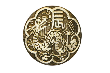 Dragon stucco の写真素材