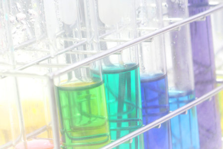colorful test tube, Chemical, Science, Laboratory,