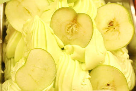 variety colorful fruits ice creamの写真素材