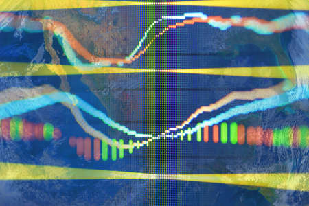 stock chartの写真素材