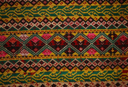 vintage cotton fabric texture background, Thai style