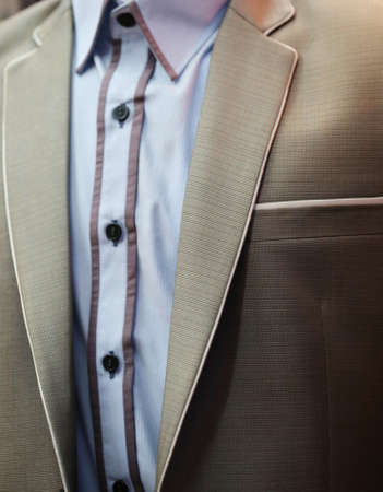 Business suite on modelの写真素材