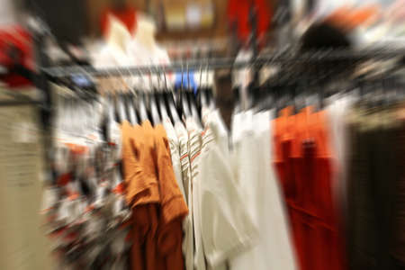 blurred cloth in shopping mall, backgroundの写真素材