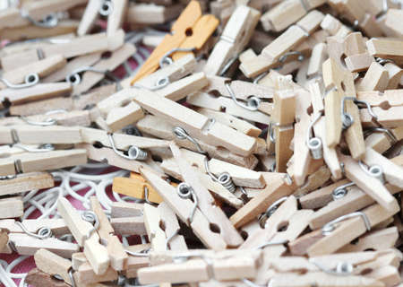 wood clip, wooden clamps backgroundの写真素材