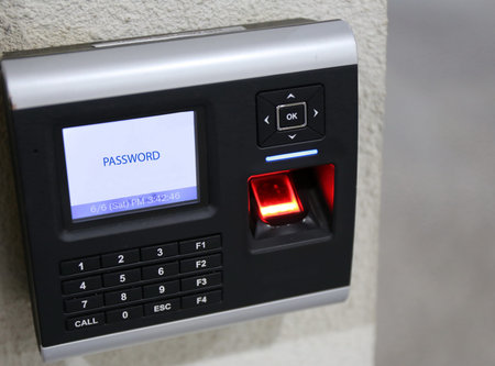 finger scanner for access password, door security