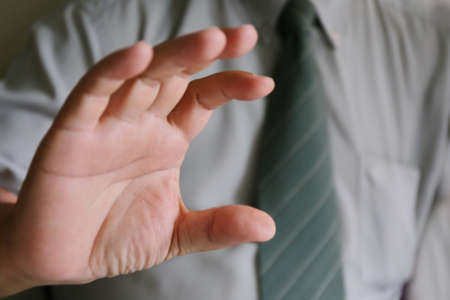 businessman hand, backgroundの写真素材