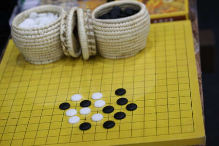 Go Checkerboard, asian board gameの写真素材